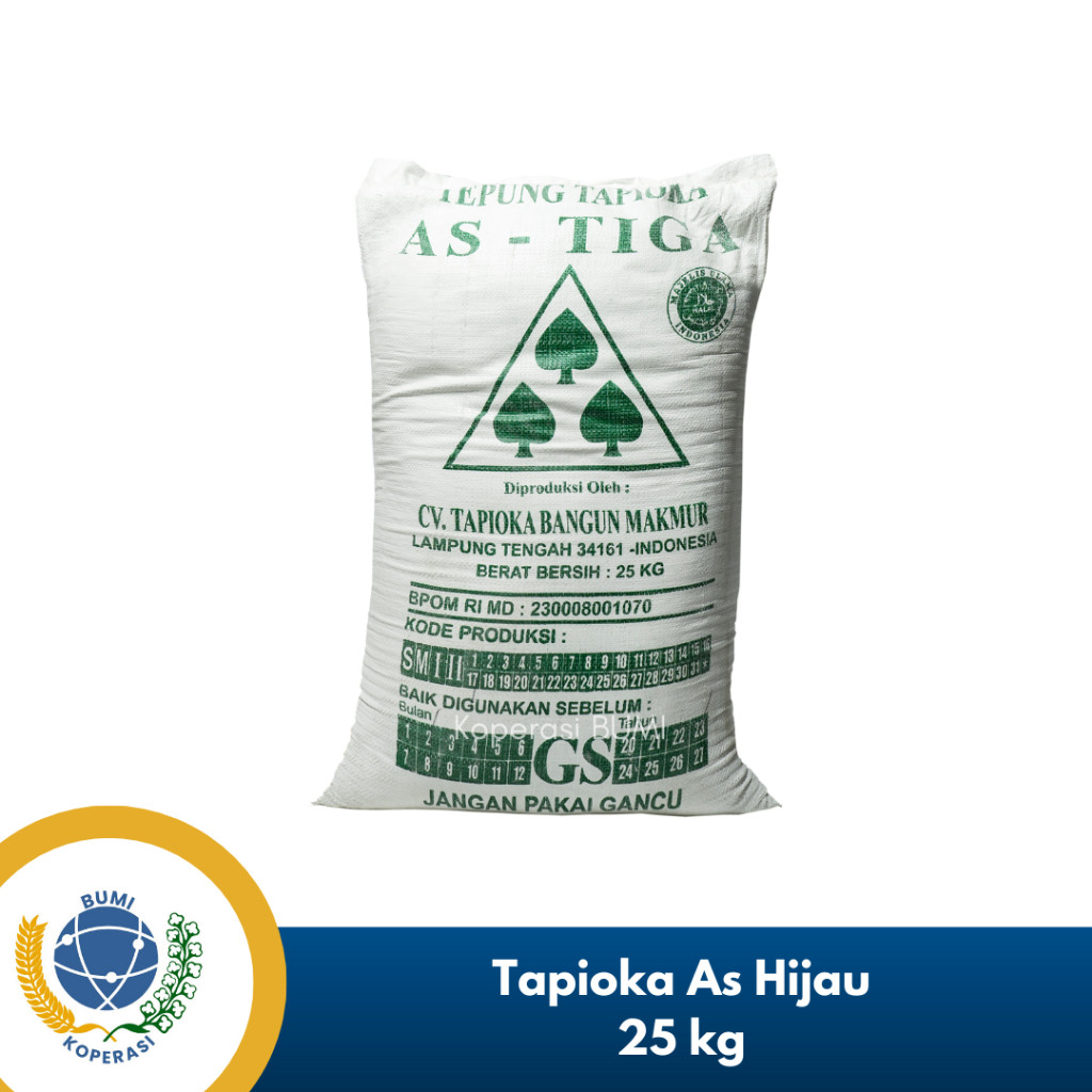 

SANS Tepung Tapioka Aci AS Hijau 25kg