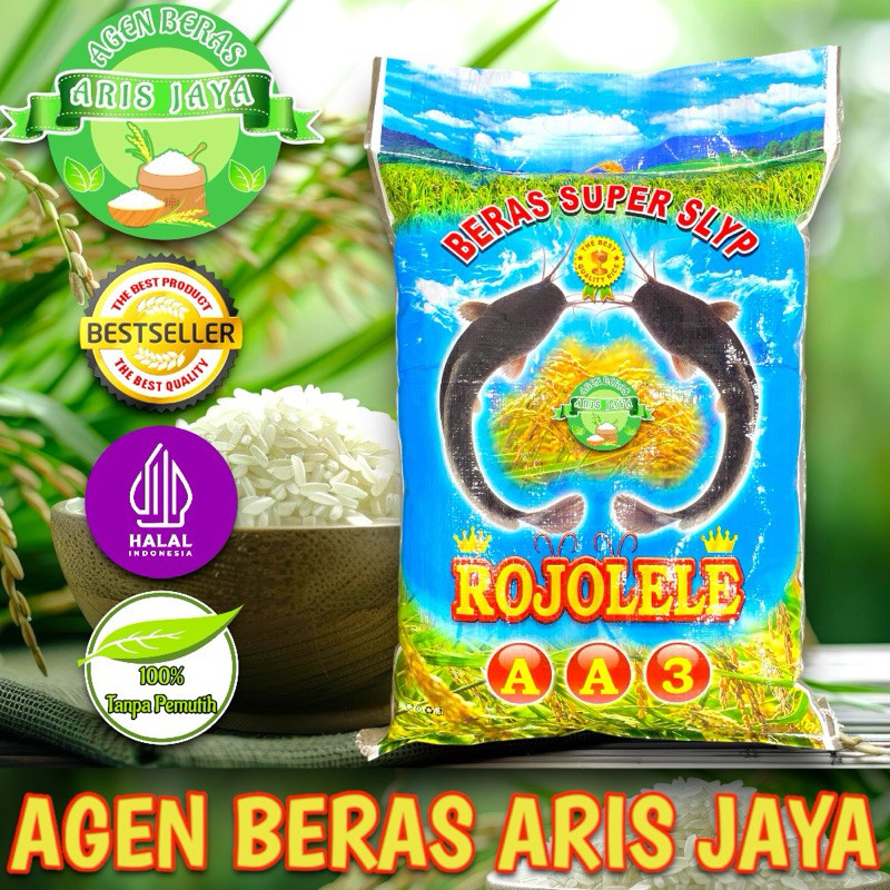 

SANS Beras Rojolele Halal 5kg 10kg 20kg Pulen Sedang