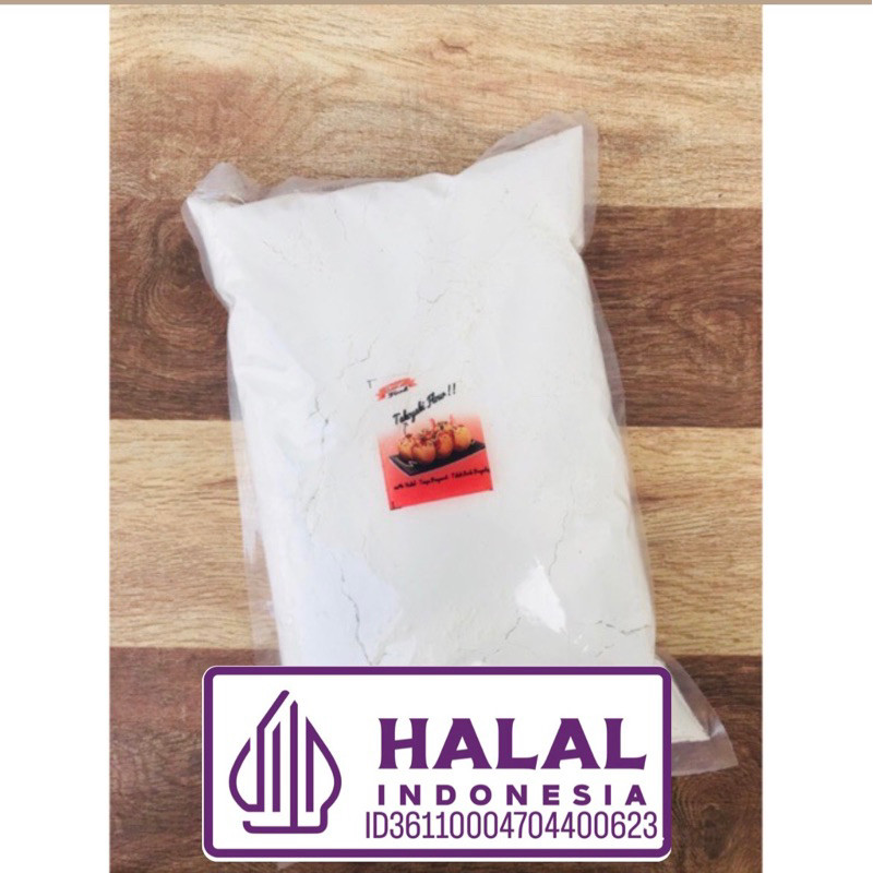 

SANS HALAL MUI. TEPUNG TAKOYAKI 1 KG instan bs hingga 200 bola takoyaki murah enak halal