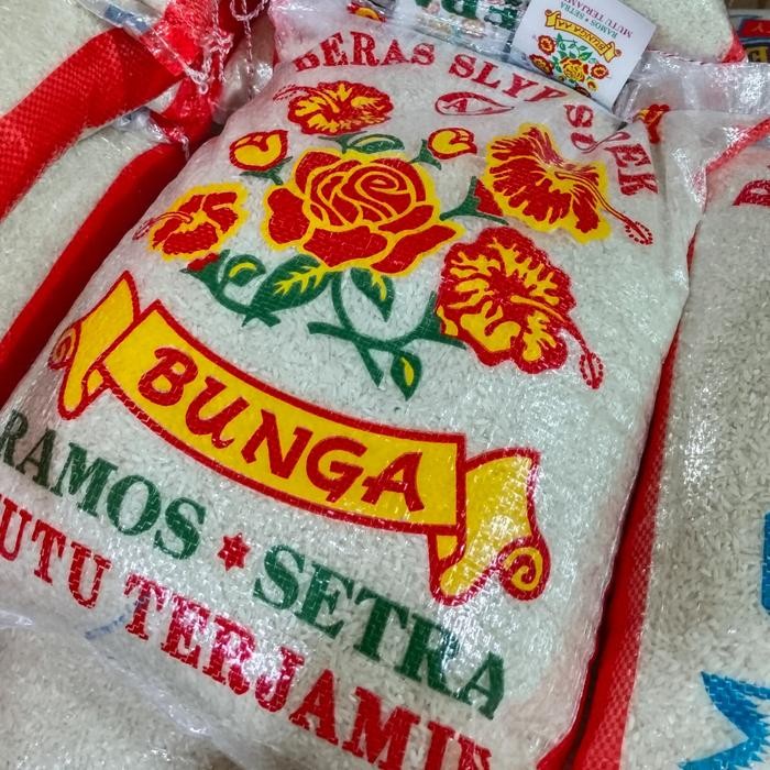 

BERAS RAMOS SETRA CAP BUNGA PULEN 10 LITER