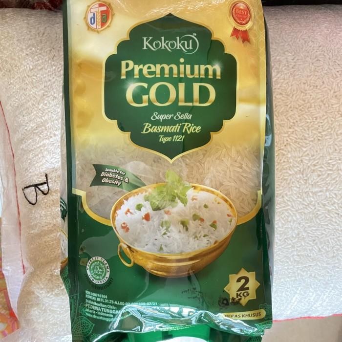 

Kokoku Preum Gold Super Sella Beras Basmati / Beras Khusus 2 kg
