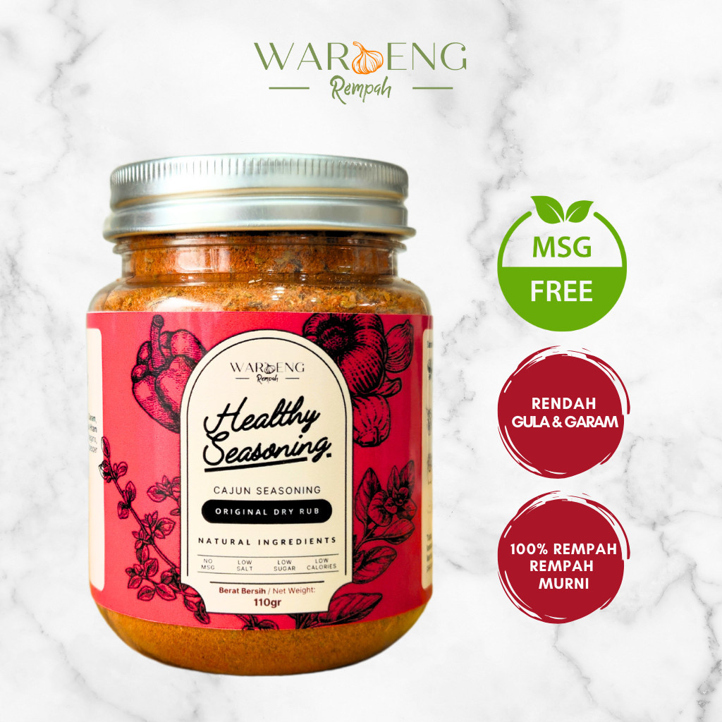 

SANS Healthy Seasoning Healthy Dry Rub Bumbu Marinasi - Cajun Seasoning