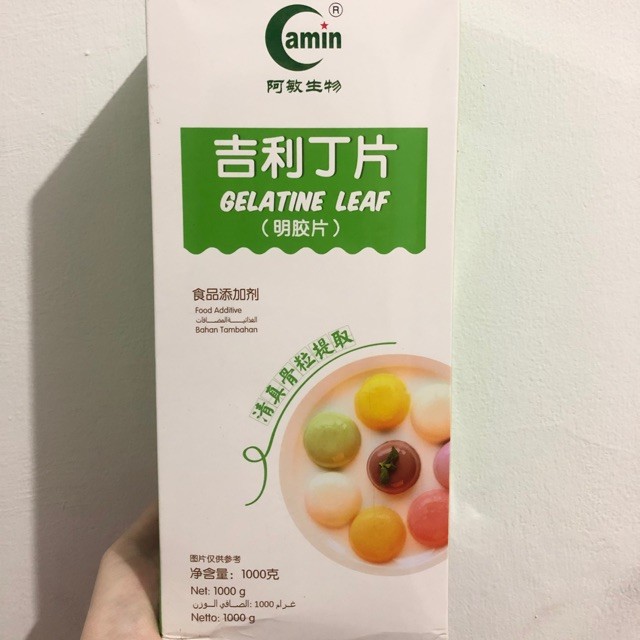 

SANS Gelatine Lembaran Halal / Gelatine Sheet / Gelatine Amin (isi 5 lembar)