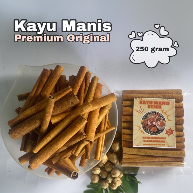 

SANS Kayu Manis Batang, 250 gram Kualitas Premium