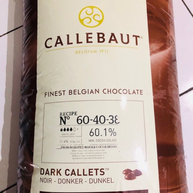 

SANS Chocolate Couverture Callebaut 60% Kemasan 100 Gram