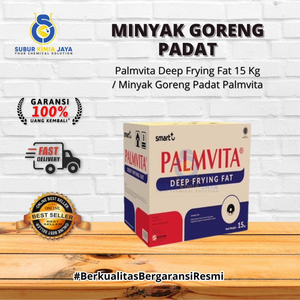 

SANS Palmvita Deep Frying Fat 15 Kg / Minyak Goreng Padat Palmvita