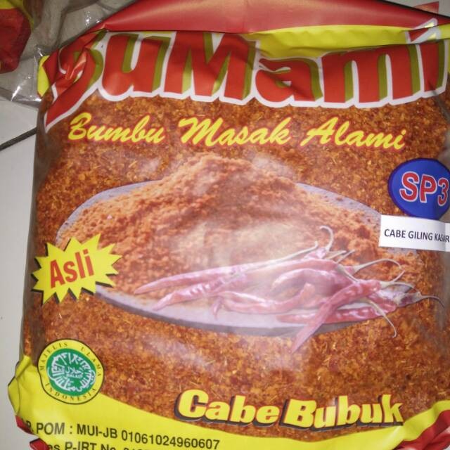 

SANS 5 Kg SP3 Kasar, BuMami Cabe Bubuk (Tekstur Flakes)