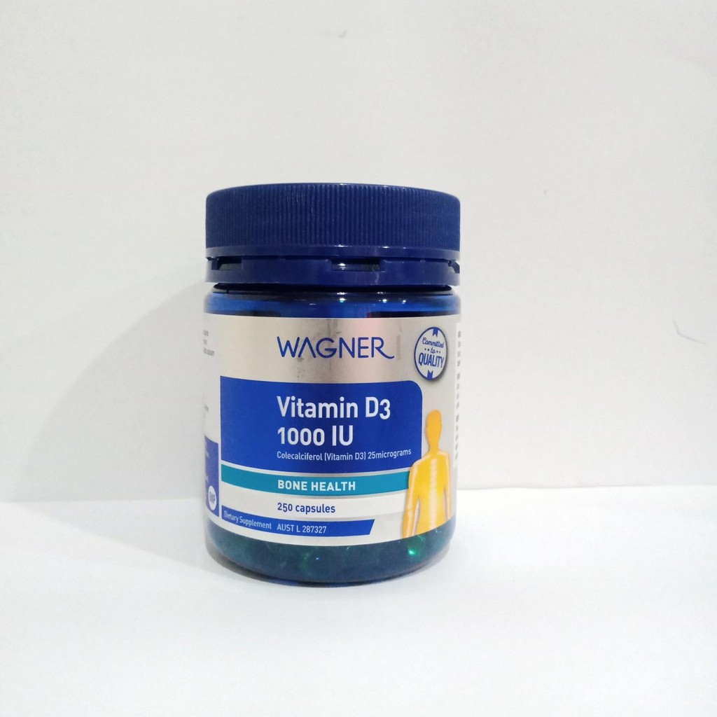 Wagner Vitamin D3 1000 IU 250 Capsules