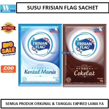 

MINUMAN SUSU KENTAL MANIS FRISIAN FLAG COKLAT / PUTIH SACHET 100% ORIGINAL
