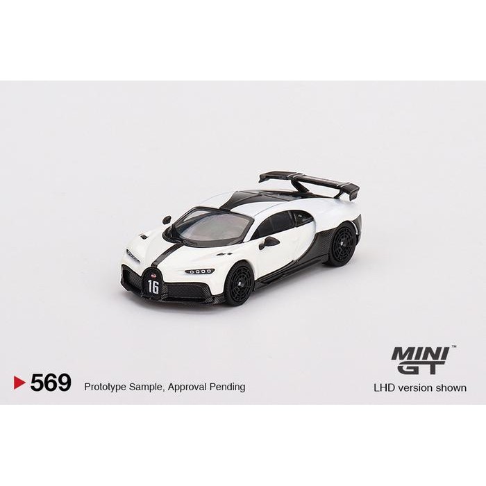 Terlaris Minigt 569 Bugatti Chiron Pur Sport White Diecast Mgt
