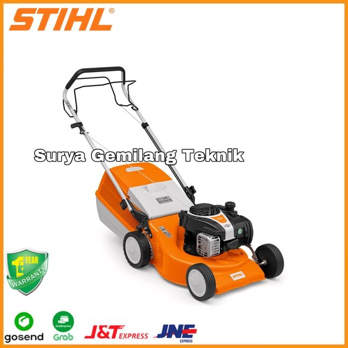 STIHL Lawn Mower Bensin RM 248 Mesin Potong Rumput Dorong 18 Inch Kode 446