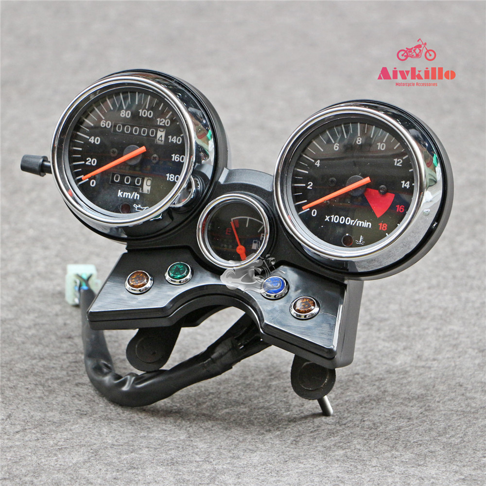 Cocok untuk Suzuki Bandit GSF250 GSF400 GSF750 GSF1000 GJ77A 77A Pengukur Instrumen Speedometer Sepe