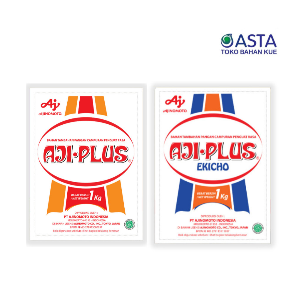 

RATU Aji Plus & Aji Plus Ekicho MSG Penyedap Rasa1 Kg