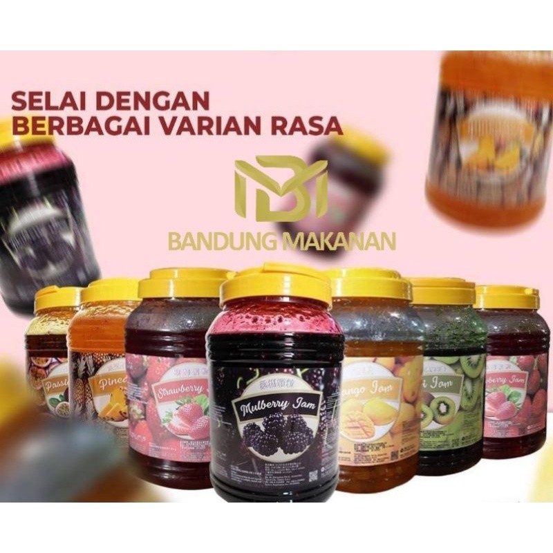 

RATU OMUGI Jam drink selai minuman aneka rasa ecer 500g