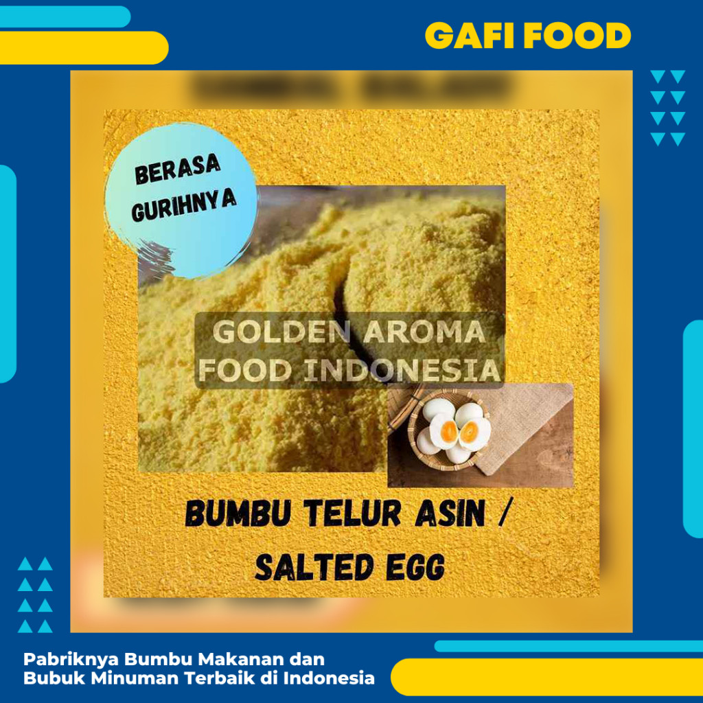 

RATU BUMBU TABUR TELUR ASIN SALTED EGG 1 KG FOOD GRADE 1Kg Bubuk Bumbu Cimol Keripik Pisang Snack