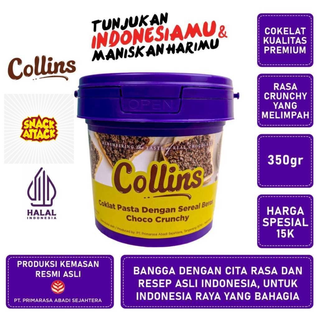 

RATU Bandung. MINI Collins Choco Crunchy ( 350gr ) Dengan Malt Krispi Choco Crunchy PROMO HALAL