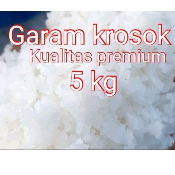 

RATU garam krosok kualitas premium 5kg garam kasar garam murni