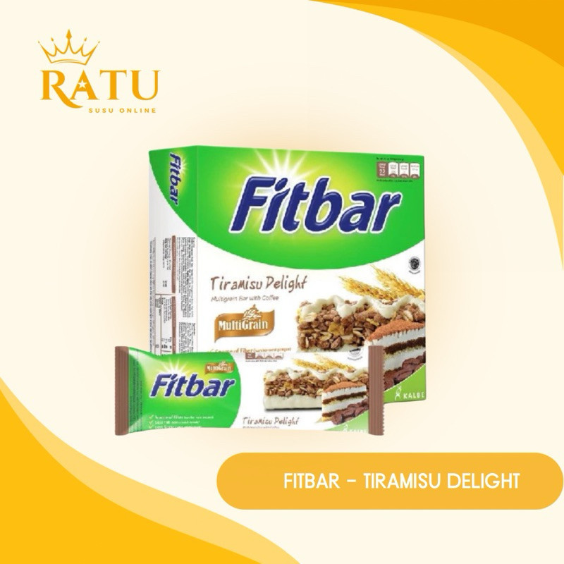 

RATU FITBAR MULTIGRAIN - TIRAMISU DELIGHT - 1 BOX (5 pcs x 20 g)