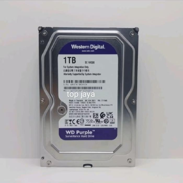 Hardisk Wd Internal 2Tb Hardisk Wd Purple