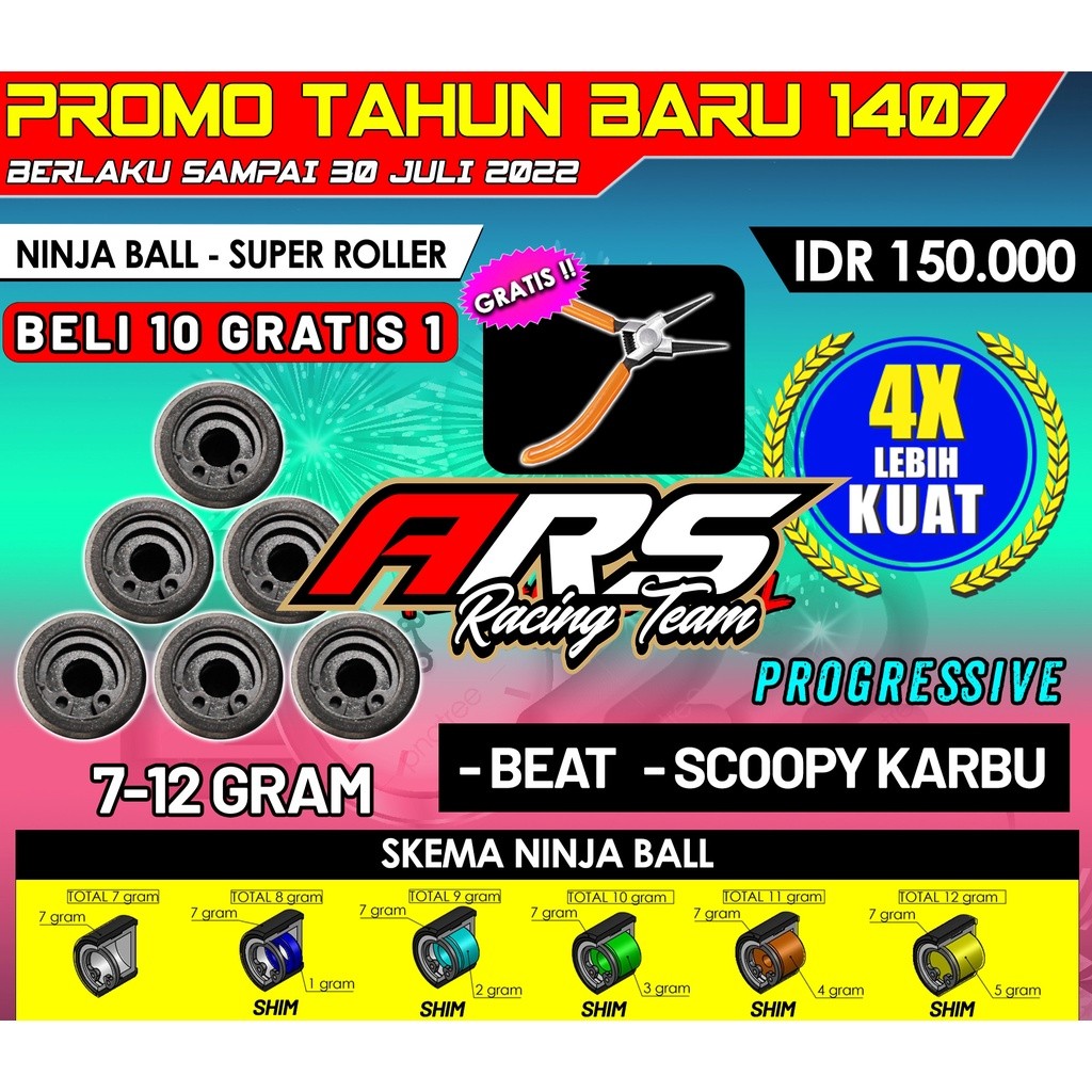 ROLLER BRT BALL BEAT KARBU - KARBU
