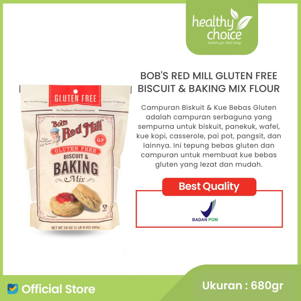 

Bobs Red Mill Gluten Free Biscuit & Baking Mix 680gr