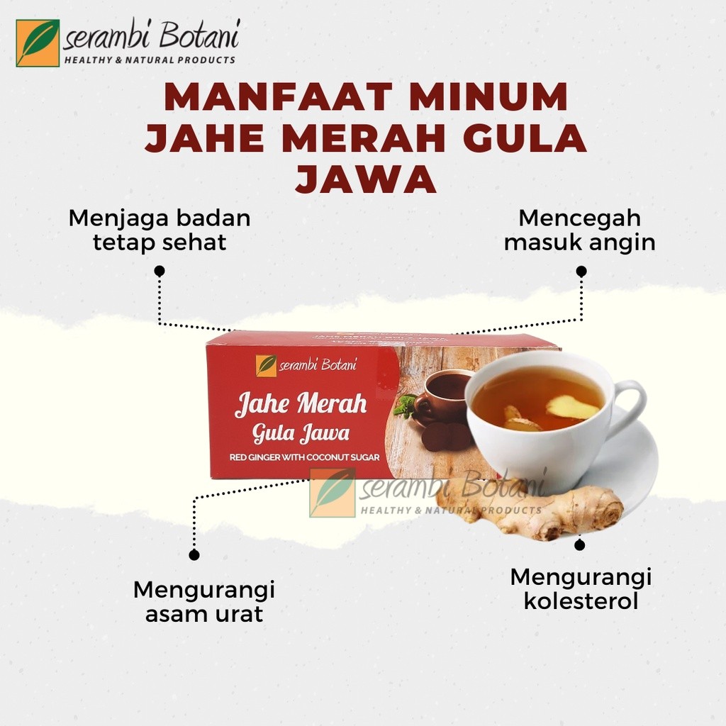 

Bundling Hemat Jahe Merah Gula Jawa Isi 12 - 4 Pcs