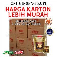 

RATU CNI Ginseng Coffee 1 DUS / 1 KARTON ISI 25 POUCH