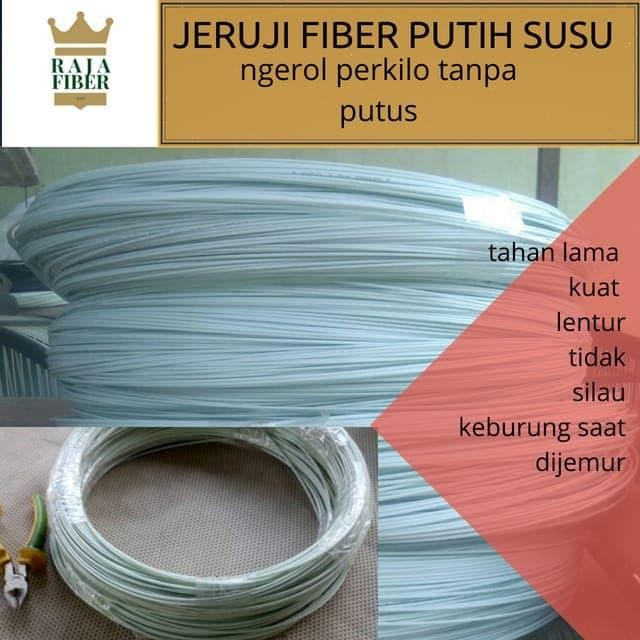 jeruji-ruji Fiber putih susu