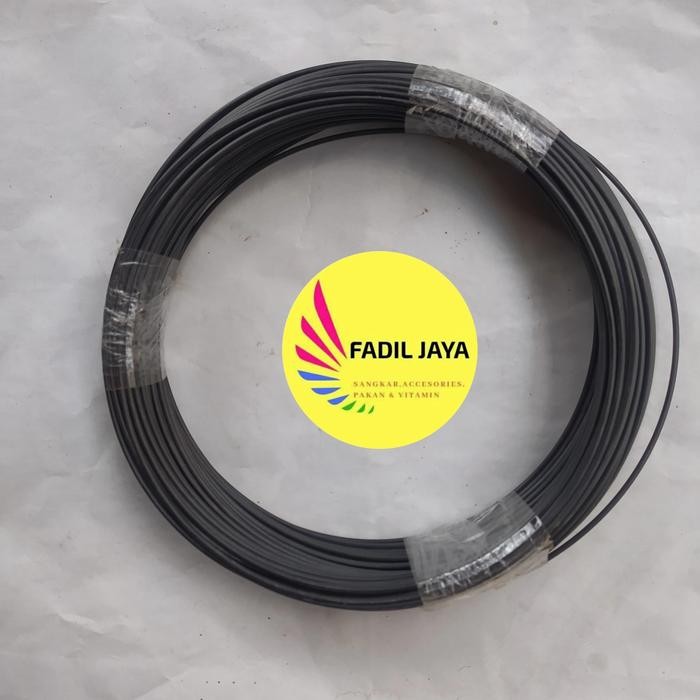 RUJI FIBER JERUJI FIBER HITAM 2,2MM SANGKAR KANDANG BURUNG