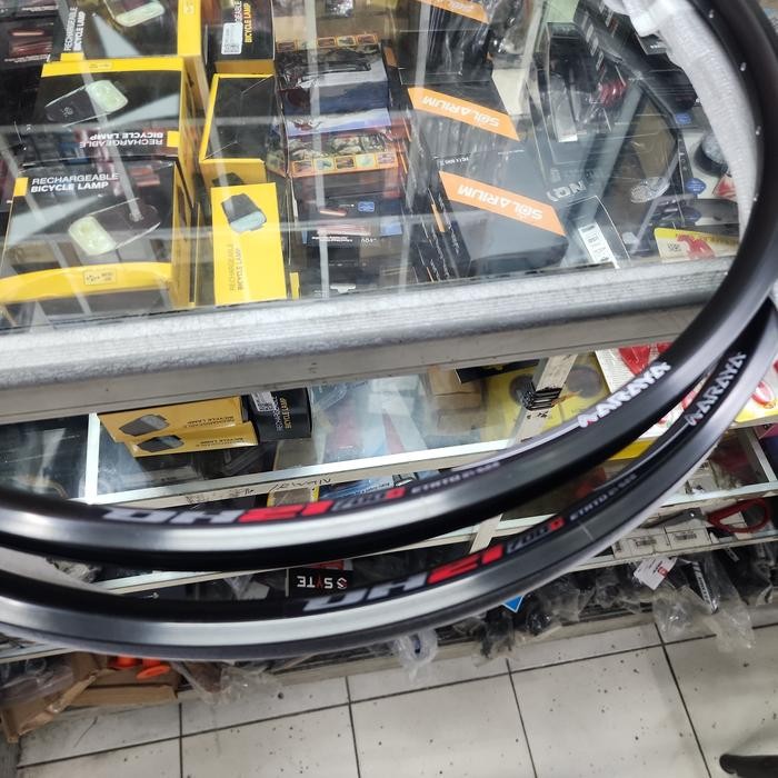 VELG ARAYA 700 DH 21 ETRO 21-622 LEBAR HITAM 32 HOLE 20.5MM 700 / 29 IN HITAM