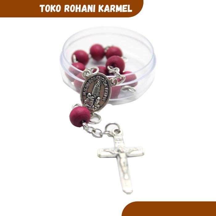 

Rosario Kecil Katolik / Rosario Kecil / Rosario Kayu Wangi/ Rosario Unik / Gelang Rosario