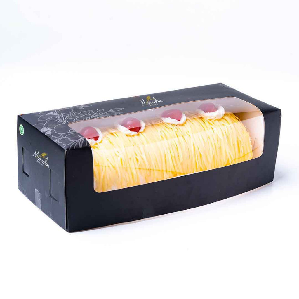 

Momolin Bakery Roll Cake Cheese - Kue Ultah - Bolu Gulung - Kue Tart