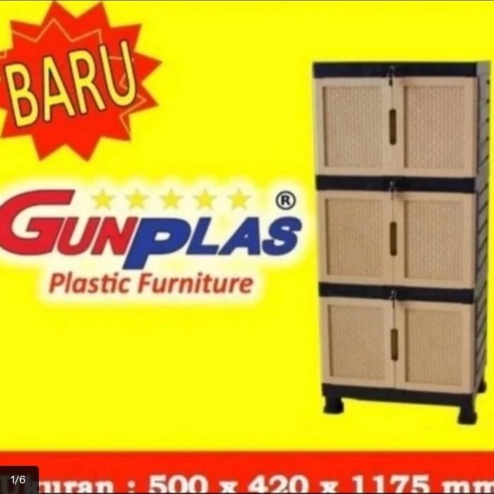 Lemari Plastik Gunplas Dengan Kunci