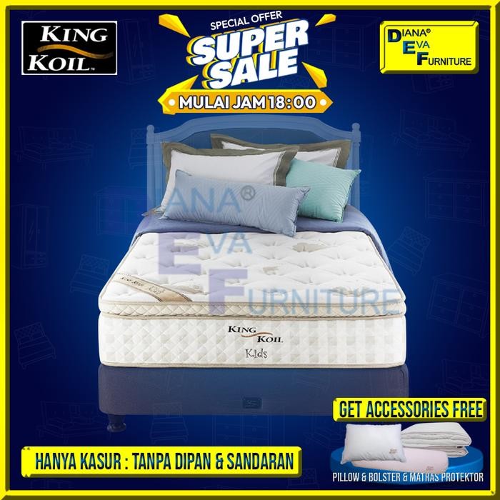 King Koil Kasur Springbed Kids Single 100 120