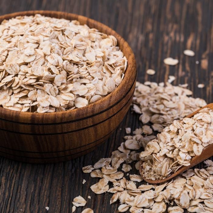 

JTTOP" AMINDO NATURAL ROLLED OAT / REGULAR OAT / OATMEAL / GANDUM KASAR - 1 KG