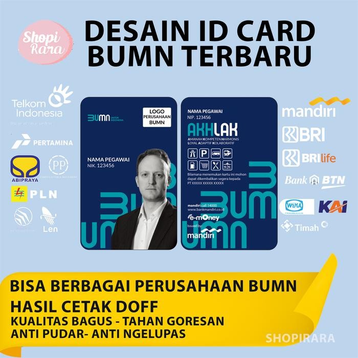 

ID CARD BUMN BANK MANDIRI TERBARU MENGGUNAKAN KARTU EMONEY