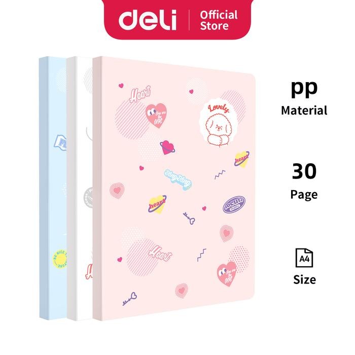 

Deli Display Book / map file A4 30 Halaman PP shell 72493