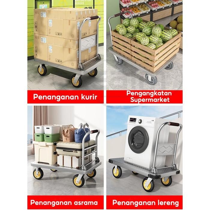 Terlaris Troli Lipat Trolley Hand Truck Model Troli Barang / Trolley Barang Lipat Hand Truck Model