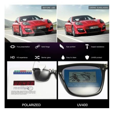 Kacamata Kaca Mata Hitam Paser Ikan Memancing Cowok Polarized Original #Gratisongkir #Sale #Discount