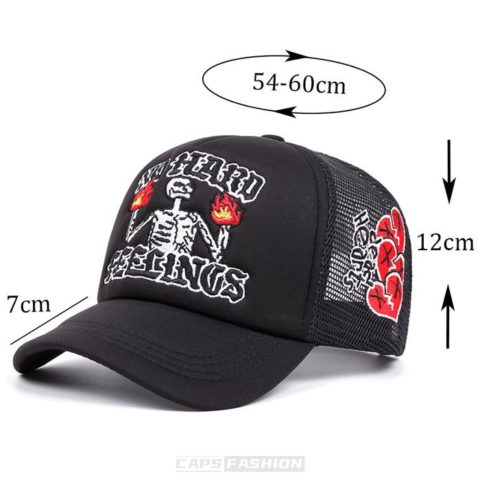 Fashion Topi Trucker Original Topi Baseball Sulaman Casual Distro Vintage Pria Wanita Cap Hat