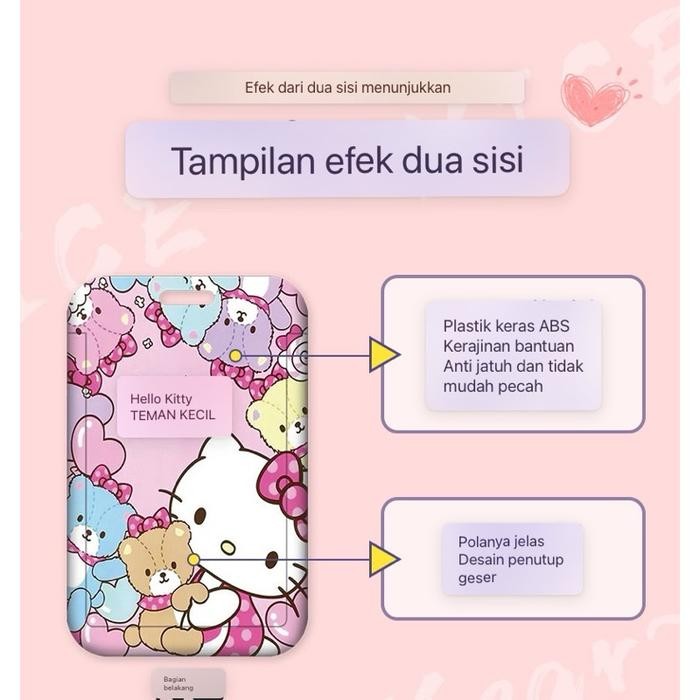 

TALI GANTUNGAN KARTUN + CARD HOLDER / NAME TAG ID CARD / ID CARD KARAKTER NAME TAG KARAKTER KARTUN