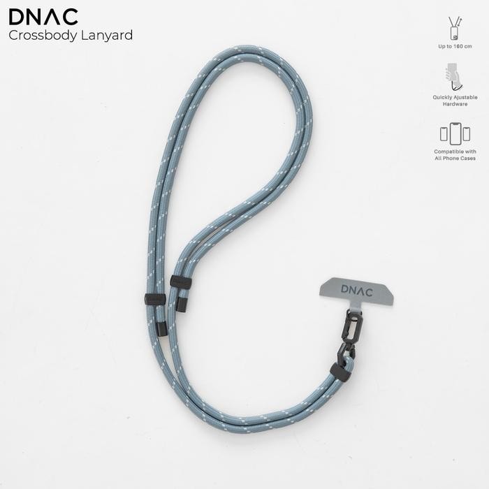 

DNAC CROSSBODY LANYARD SHOULDER STRAP TALI GANTUNGAN HP HANDPHONE - BLUE