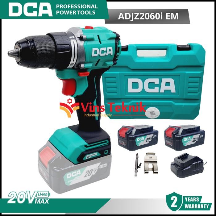 ___ DCA ADJZ2060 Impact Drill Brushless DCA ADJZ2060i Bor Baterai