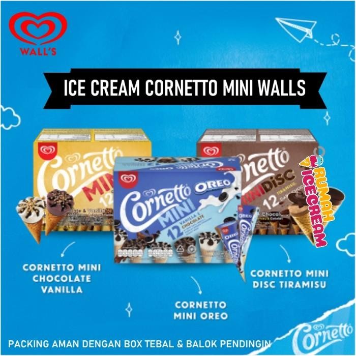 Ice Cream Cornetto Mini Walls Aneka Rasa