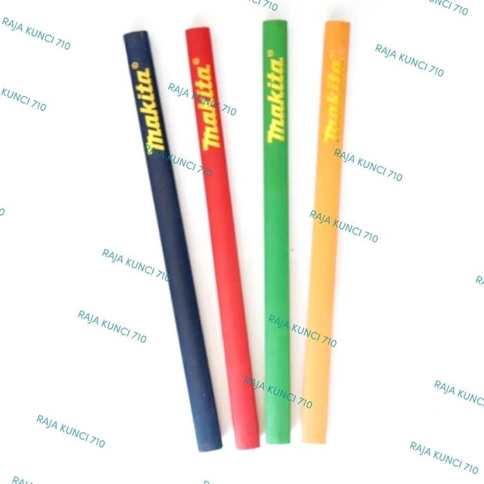 

Pensil Tukang / Pensil Kayu Makita /Harga Perkotak Isi 12Lsn / 144 Pcs