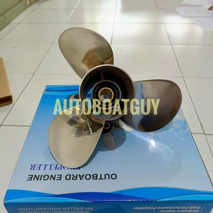 KIPAS BALAP / PROPELLER YAMAHA 40 PK STAINLESS / BALING / MESIN TEMPEL