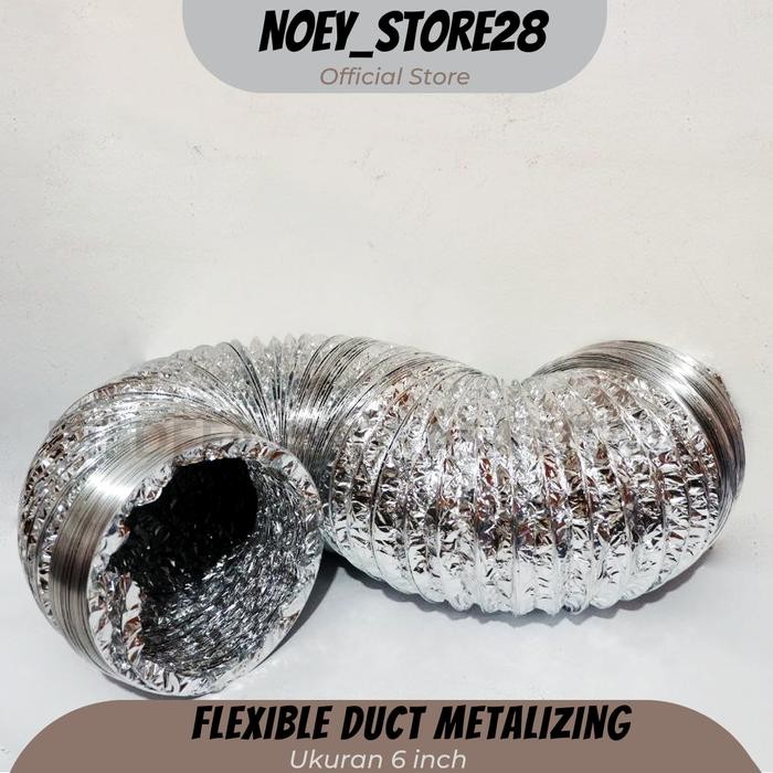 Gass. Selang Flexible Duct Metalizing Exhaust 6 Inch