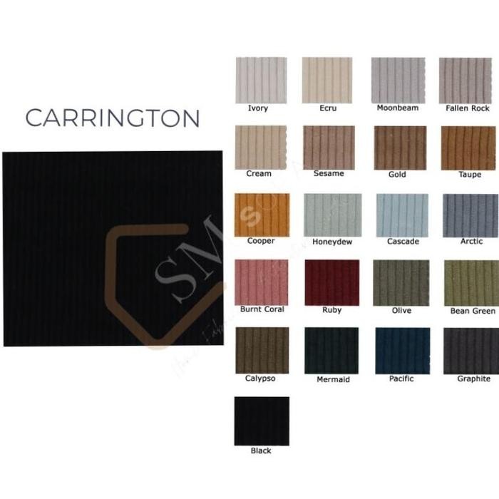 Kain Sofa Carrington Regency - Beludru/Kain Salur/Kain Garis/Kain