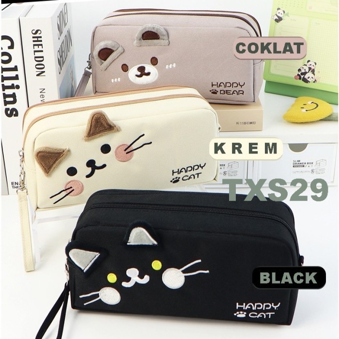 

TXS29 TEMPAT PENSIL MODEL KUCING KOTAK PENSIL TEMPAT PEN KOTAK PEN KTM