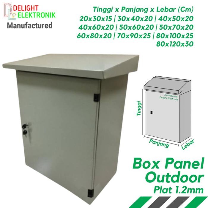 Box Panel Outdoor 1,2Mm Plat 20X30 30X40 40X50 40X60 50X60 50X70 60X80 70X90 80X100 80X120